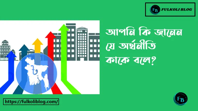 অর্থনীতি কাকে বলে