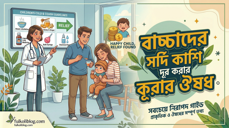 বাচ্চাদের সর্দি কাশি দূর করার ঔষধ