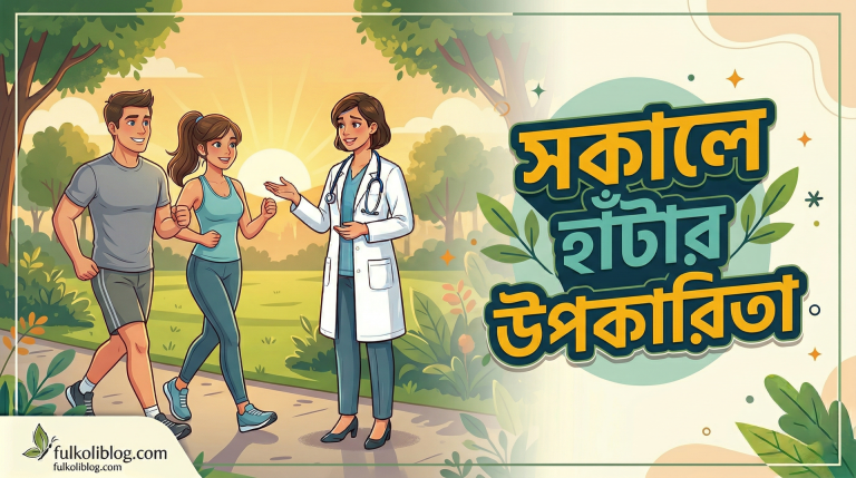 সকালে হাঁটার উপকারিতা বা সকালে খালি পেটে হাঁটার উপকারিতা